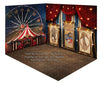 Room Dream Big Top Circus Alley + Dream Big Top Circus Signs + Dusty Road Floor