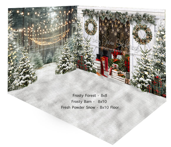 Room Frosty Forest + Barn + Fresh Powder Snow