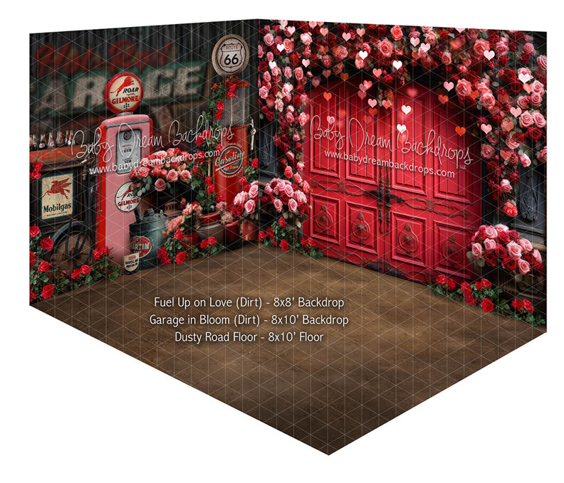 Room Fuel Up on Love (Dirt) + Garage in Bloom (Dirt) + Dusty Road Floor
