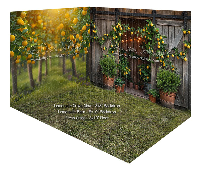 Room Lemonade Grove Glow + Lemonade Barn + Fresh Grass