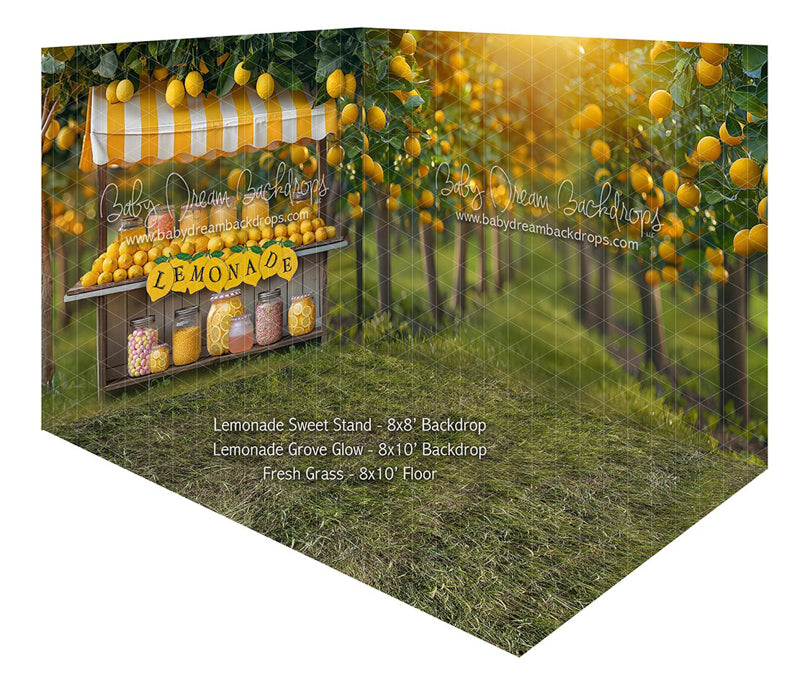 Room Lemonade Sweet Stand + Lemonade Grove Glow + Fresh Grass