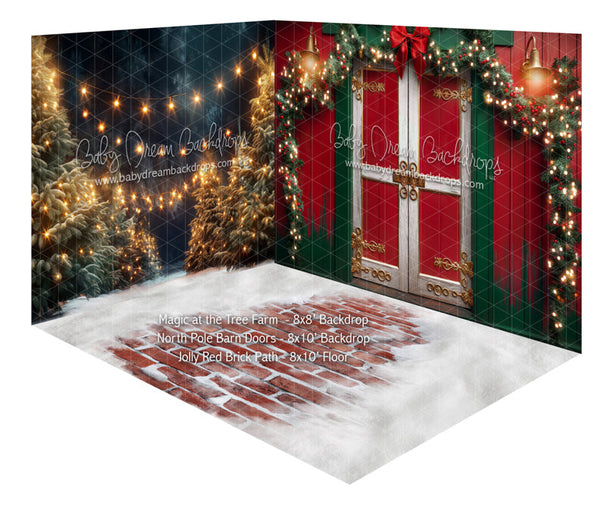 https://dl.dropboxusercontent.com/scl/fi/ut89ah6org1ijzhbokk19/Room-Magic-at-the-Tree-Farm-North-Pole-Barn-Doors-Jolly-Red-Brick-Path-WEB.jpg?rlkey=gbg47g3rs4o8xqrx5vtv1z3tx&st=j1jkkarj&dl=0