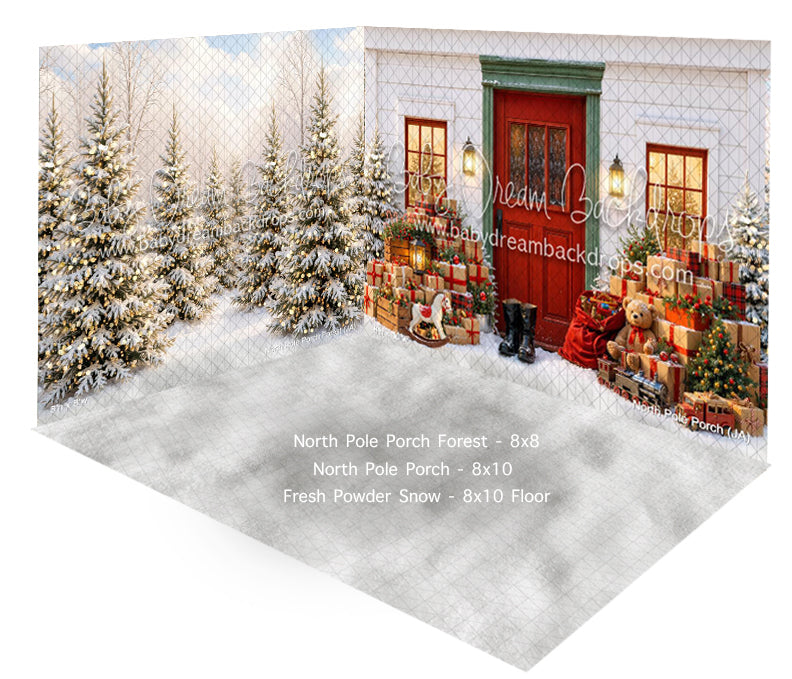 Room North Pole Porch Forest + North Pole Porch + Fresh Powder Snow