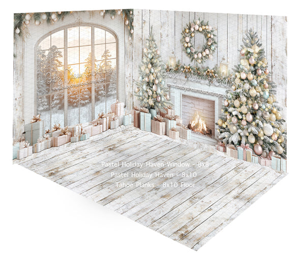 Room Pastel Holiday Haven Window + Pastel Holiday Haven + Tahoe Planks