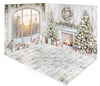 Fabric Room Pastel Holiday Haven Window + Pastel Holiday Haven + Tahoe Planks