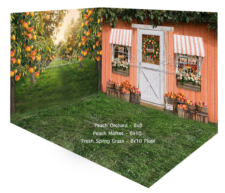 Fabric Room Sweet Summer Floral Fence + Sweet Summer Home + Fresh Grass