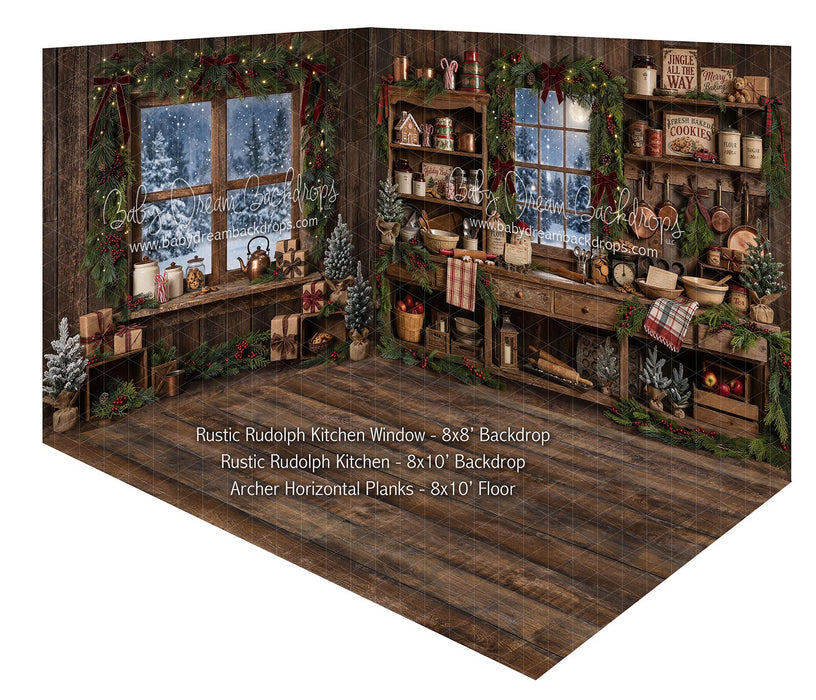 Room Rustic Rudolph Kitchen Window + Rustic Rudolph Kitchen + Archer Horizontal Planks