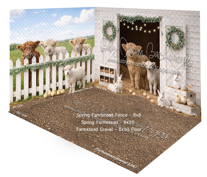 Room Spring Farmstead Fence + Spring Farmstead + Farmstead Gravel