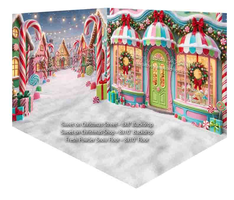 Room Sweet on Christmas Street + Sweet on Christmas Shop + Fresh Powder Snow Floor