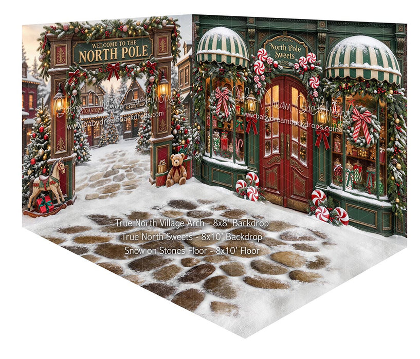 Room True North Village Arch + True North Sweets + Snow on Stones Floor