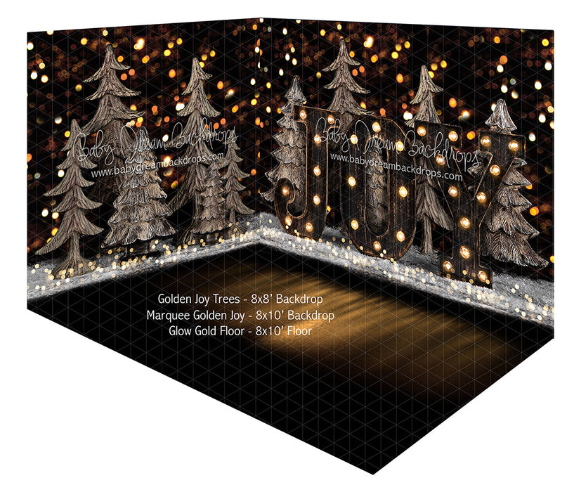 Golden Joy Trees Marquee Golden Joy Fabric Room