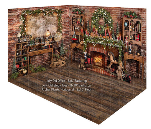 Room Jolly Old Office + Jolly Old Study Toys + Archer Planks Horizontal (JA)