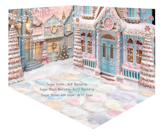 Room Sugar Street and Sugar Shack Welcome and Sugar Stones with Snow (JA)