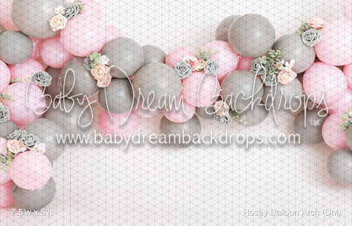 Rosey Balloon Arch (DM)