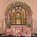 Rosey Christmas Window (WM)