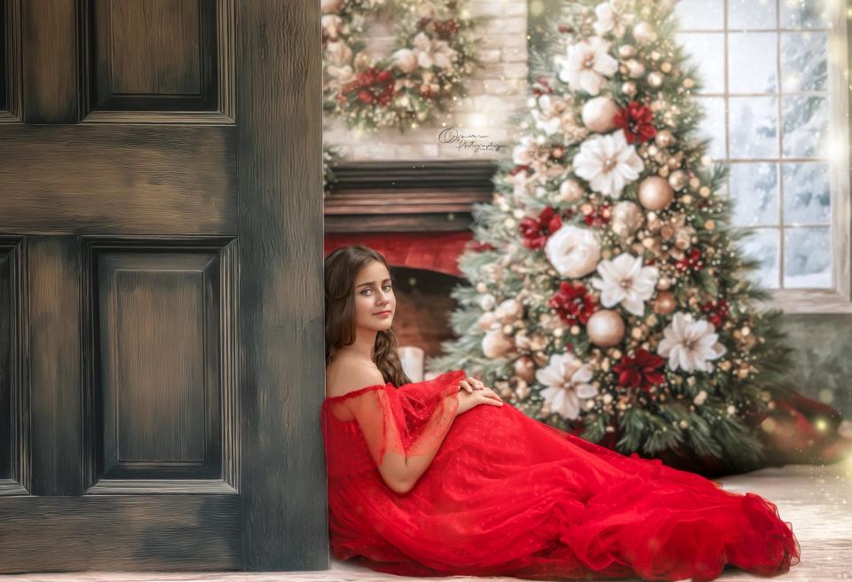 Skinny Door Rustic Wood (CC)