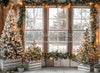 Rustic Charmer Christmas Window (White Bottom) (JA)