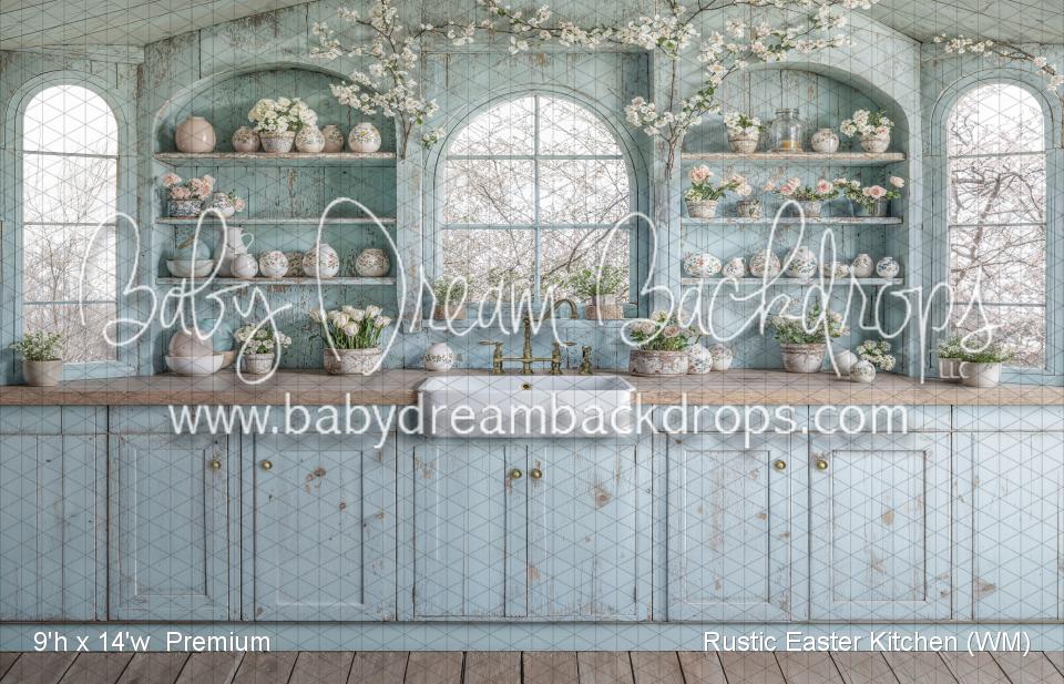 Rustic Easter Kitchen (WM)