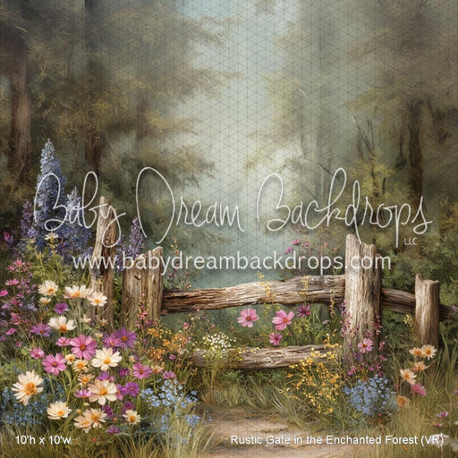 Rustic Gate in the Enchanted Forest (VR)