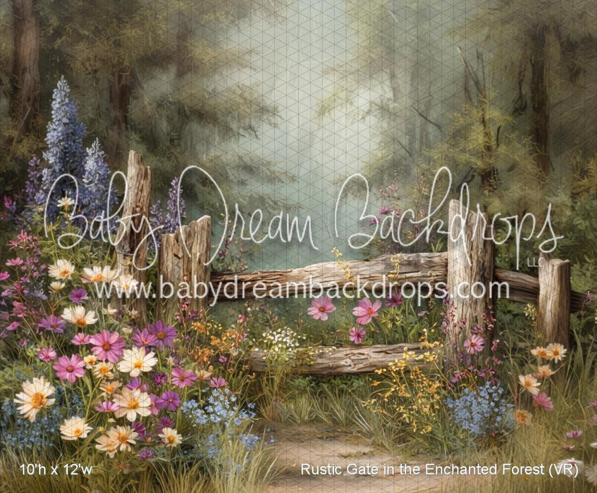 Rustic Gate in the Enchanted Forest (VR)