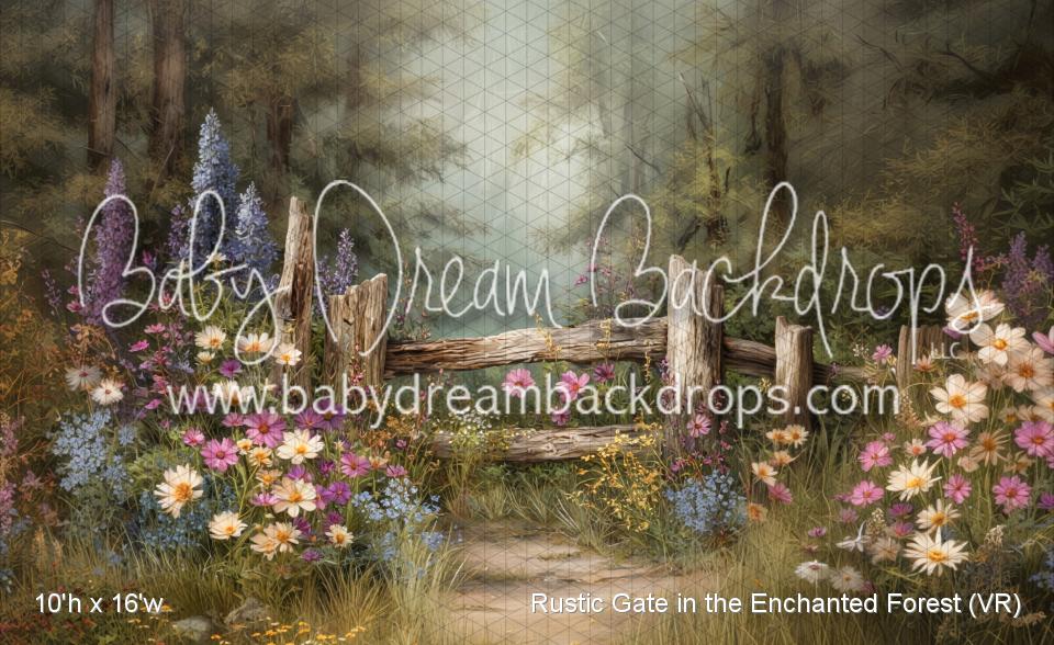 Rustic Gate in the Enchanted Forest (VR)