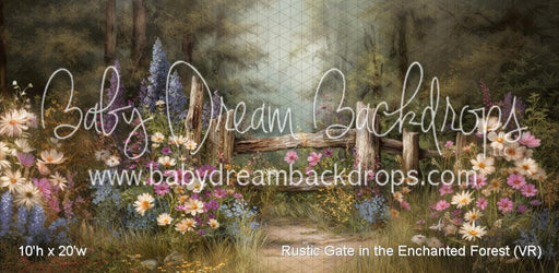Rustic Gate in the Enchanted Forest (VR)