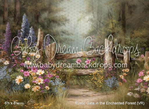 Rustic Gate in the Enchanted Forest (VR)