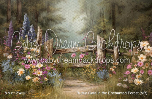 Rustic Gate in the Enchanted Forest (VR)