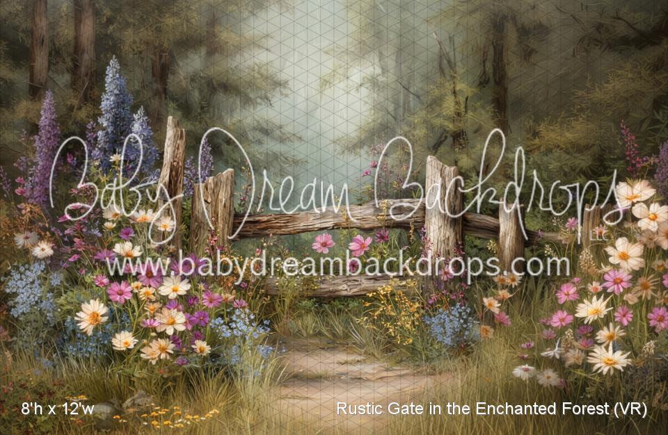 Rustic Gate in the Enchanted Forest (VR)