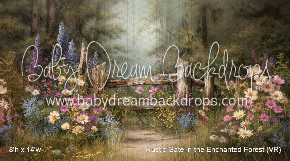 Rustic Gate in the Enchanted Forest (VR)