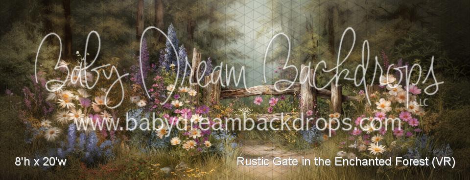 Rustic Gate in the Enchanted Forest (VR)