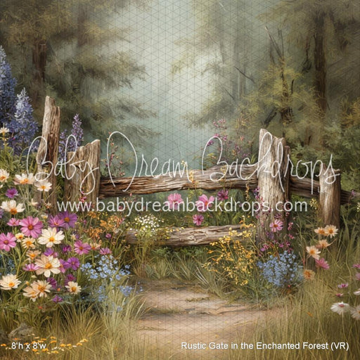 Rustic Gate in the Enchanted Forest (VR)