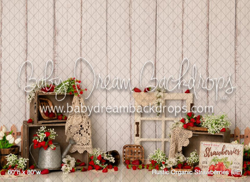 Rustic Organic Strawberries (JE)