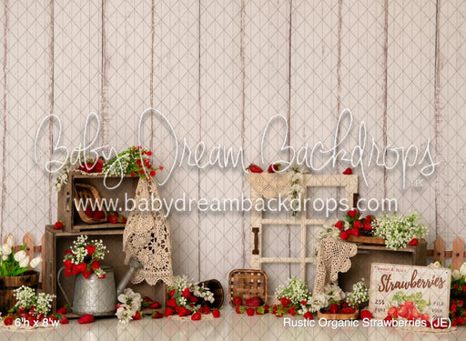 Rustic Organic Strawberries (JE)