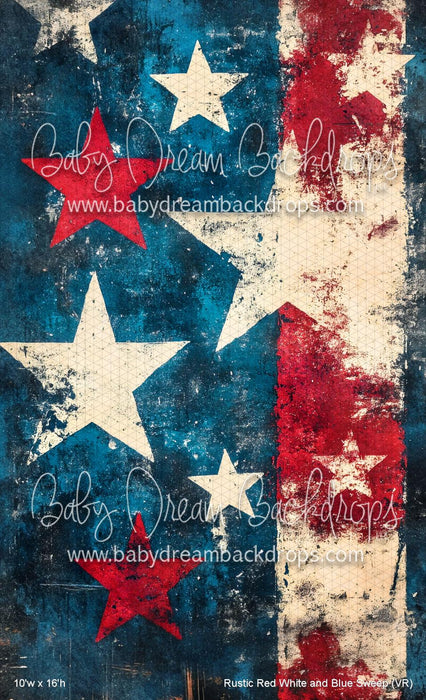 Rustic Red White and Blue Sweep (VR)