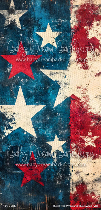 Rustic Red White and Blue Sweep (VR)