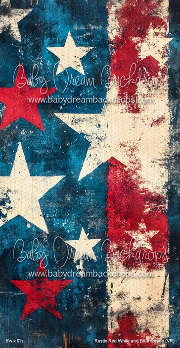 Rustic Red White and Blue Sweep (VR)