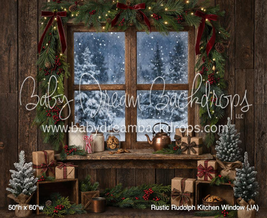 Rustic Rudolph Kitchen Window (JA)