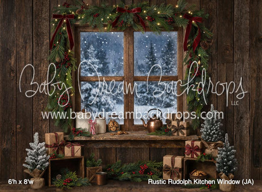 Rustic Rudolph Kitchen Window (JA)