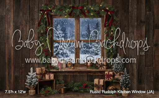 Rustic Rudolph Kitchen Window (JA)