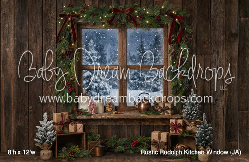 Rustic Rudolph Kitchen Window (JA)