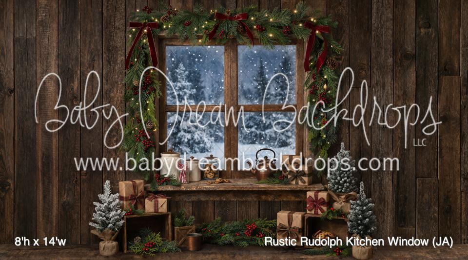 Rustic Rudolph Kitchen Window (JA)