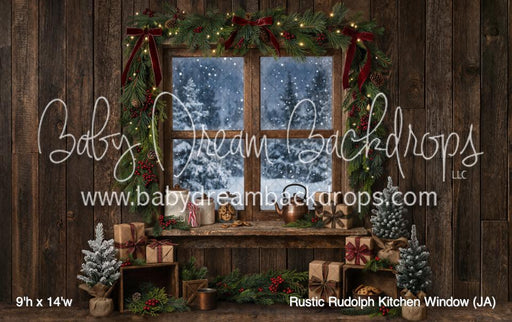Rustic Rudolph Kitchen Window (JA)