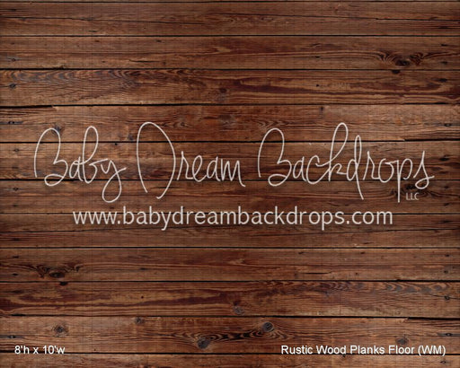 Rustic Wood Planks Fabric Floor (WM)