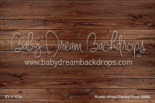 Rustic Wood Planks Fabric Floor (WM)