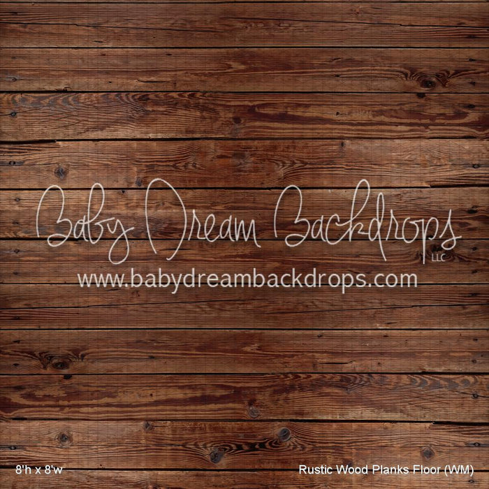 Rustic Wood Planks Fabric Floor (WM)