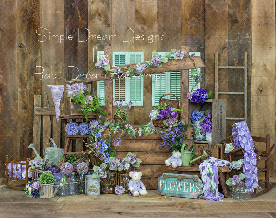 Rustic Purple Garden