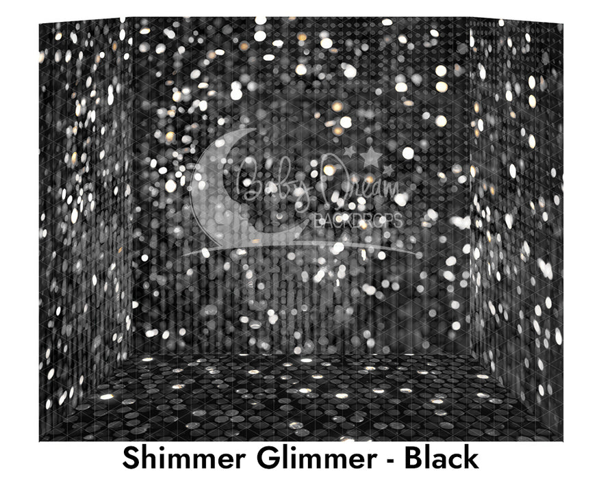 Photo Booth Bundle - DreamEasy DreamFlats, Silicone Edge Backdrops with Floor