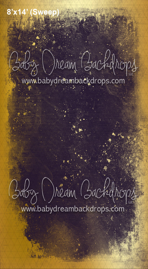 SWEEPS Gold Grunge in Eggplant (WM)