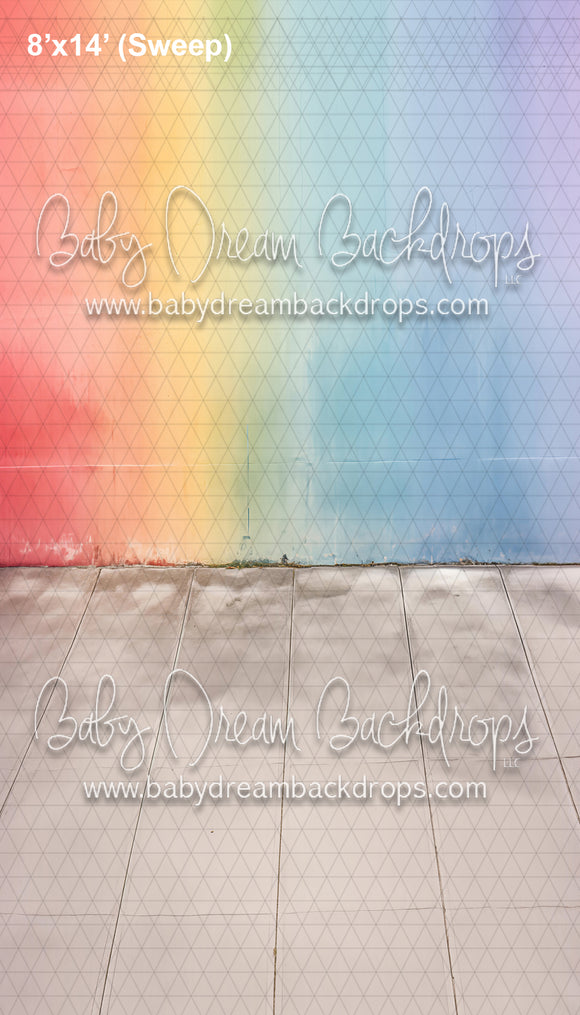 X Drop SWEEPS Rainbow Stripe Wall II (WM)